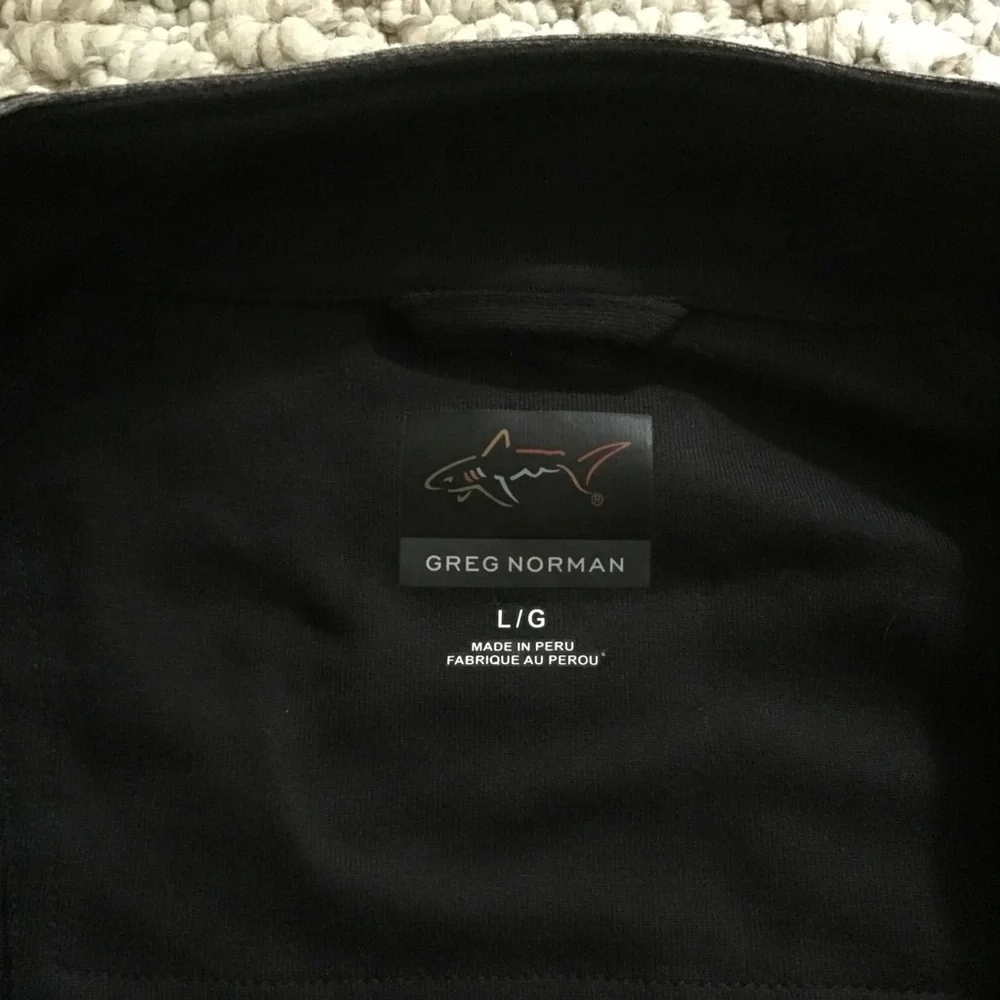 ⛳️L/S Lightweight 1/4 Zip Mock Pullover - Picture 2 of 6